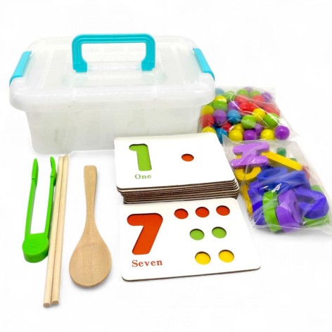 Деревянная игрушка (бусины карточки) 20*15,5*7,7см