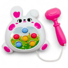 Игра стукалка ЗАЯ беленькая