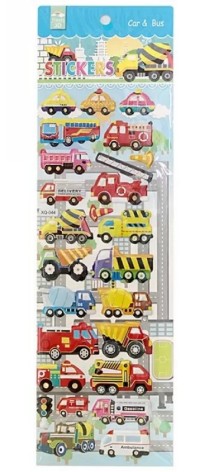 Реклеевая наклейка, выпуклая с фольгой 10,5*35см Рабочая техника 20шт/уп