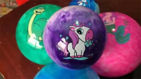 М'яч гумовий 3 кольори 