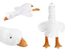 М'яка іграшка Гусак (подушка обіймашка) білий , 110см