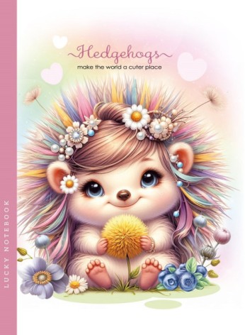 Блокнот, 80г, Інтегральний, 143х200 мм, 48 аркушів, чисті аркуші, Мат.лам. диз.24327