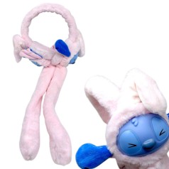 Мягкие ушки "STITCH" для детей (РОЗОВЫЙ)