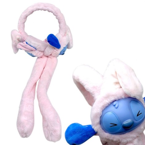 М’які вушка "STITCH" для дітей (РОЖЕВИЙ)