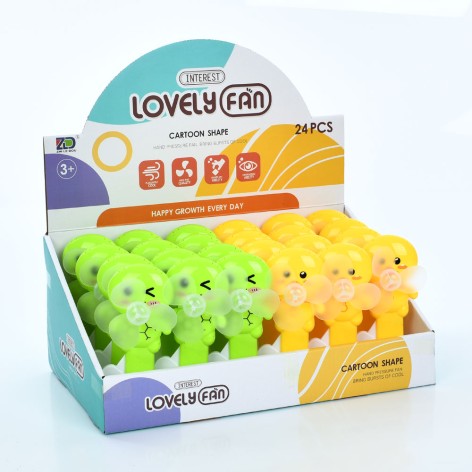 Вентилятор механический, 13,5см, (2вида) /12/288/24шт в кор. 32-14-19см