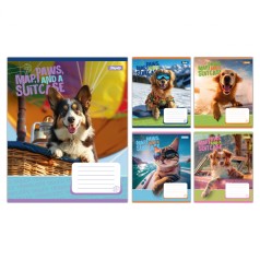 А5/24 кл. 1B Travelers, зошит учнівський шкільний, ціна за 20 шт. //