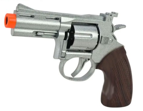 Пістолет іграшковий з пістонами металевий револьвер 14,5 см 