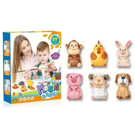 Набор для творчества, фигурки из гипса, роспись.