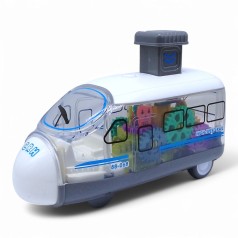 Потяг заводний механізм, шестерні обертаються, з підсвічуванням (білий)