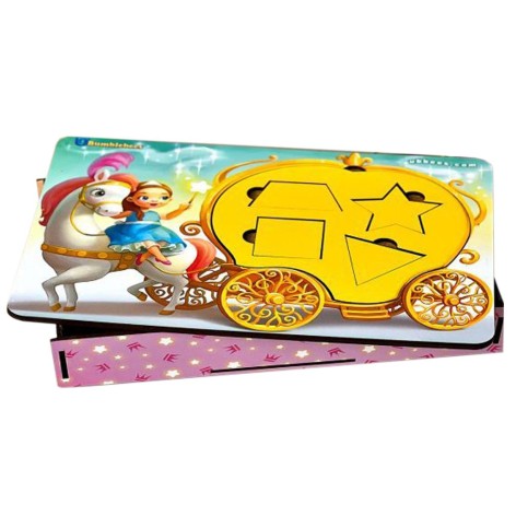 Сортер-пазл + танграм "Фея та карета"