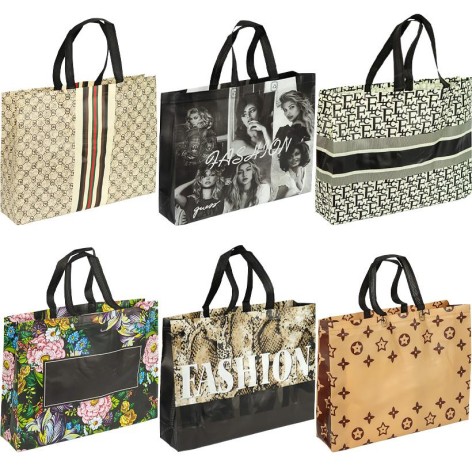 Сумка-шопер ламінована 732