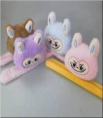 Слеп-браслет Лабубу з м'якою іграшкою 24 см, фігурка 9 см, плюшевий мікс кольорів