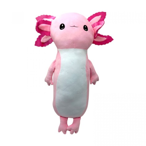 М'яка іграшка друзяка-обіймака аксолотль 58см.