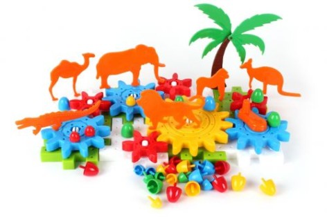 Конструктор "Животные" 66 деталей