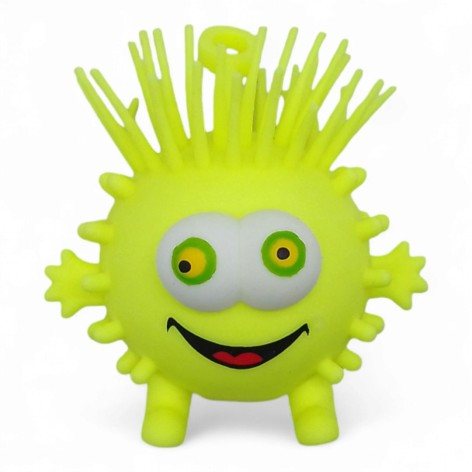 Іграшка-антистрес "Монстрік", зі світлом (жовтий)