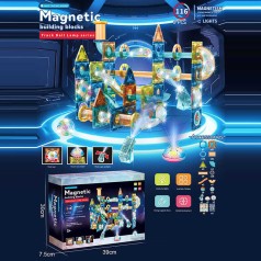 Магнитный конструктор 116 деталей, в кор. 39*30*8см /18-2/