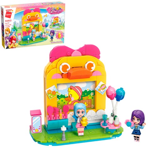 Конструктор Qman фотозона, фігурки, 230дет, в кор-ці, 31,5-19-5см 