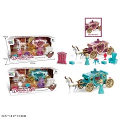 Карета мікс 2 види, лялька, меблі, аксес кор. 24*10*12,5см 