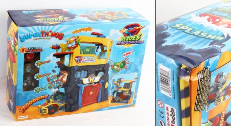 УЦЕНКА 20% Игровой набор SUPERTHINGS S – ШТАБ-КВАРТИРА (штаб, машина, 3 фигурки)