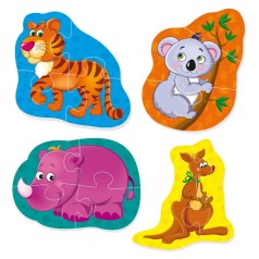 Игра развивающая Vladi Toys мягкие бейби пазлы Малыш сможет 