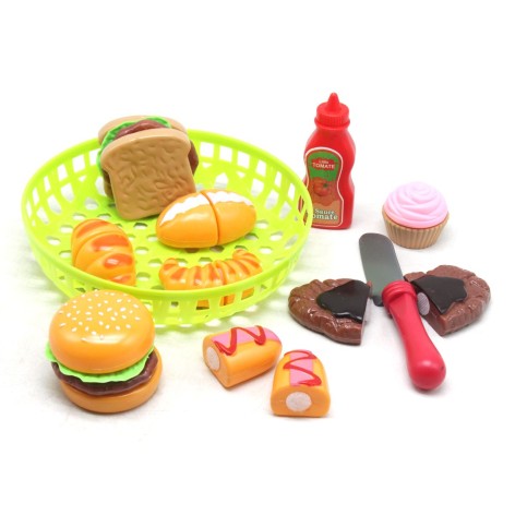 Набор блюд на липучках "Готовый фастфуд"