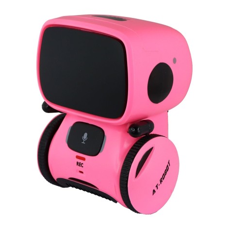 Интерактивный робот с голосовым управлением - AT-ROBOT (розовый)