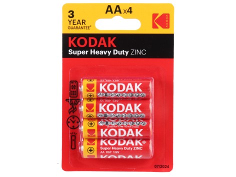 Батарейки Kodak AA блистер/4 /80/