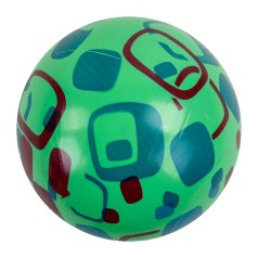 Мячик резиновый с рисунком, зеленый (20 см)