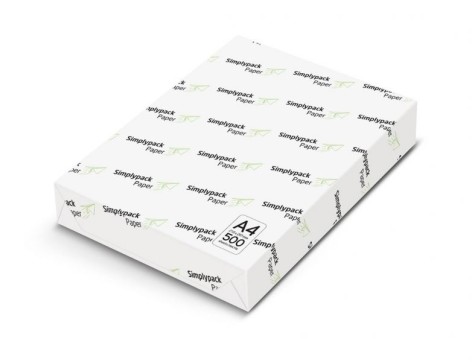 Папір А4 500 арк. Simplypack Paper  (Papir PTE)  80 г/м.кв. 5 пач/ящ.