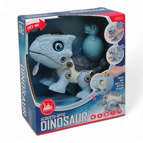 Конструктор з викруткою динозавр, світло, звук ВИД 2