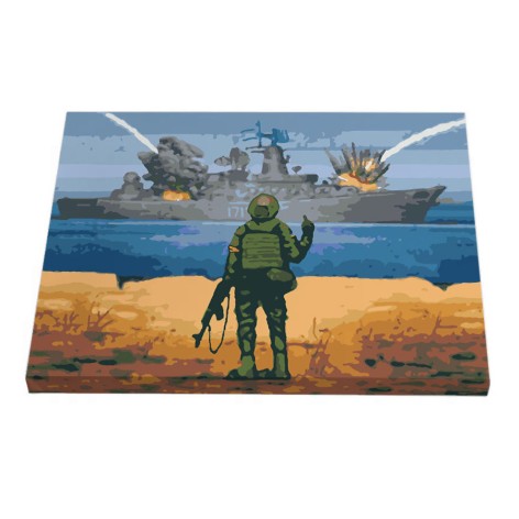 Картина по номерам Riviera Blanca "Послание" 40x50 см 23 цвета (RB-0555)