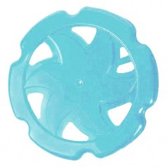 Летающий диск (фрисби) пластиковый, голубой