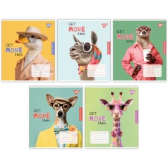 А5/36 лін. Yes Get more likes, тетрадь для записів 15 шт в уп. //