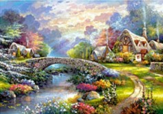 Алмазна мозаїка за номерами 406EZ 40*50 