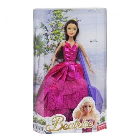 Лялька "Beatrice", в малиновому