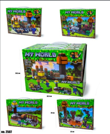 Конструктор MC MG2507 (230-245 дет) /15/60/4шт в кор.32*32см