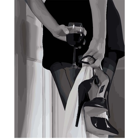 Картина по номерам 0005 ОРТ Лаковый башмачок 40*50