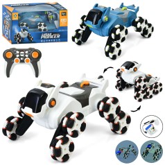 Тварина р/к 2,4G, собака, 23см, акум, колеса-ролики, музика, світло, пара/дим, USBзарядне, 2 кольори, в кор-ці, 32-18-23см 