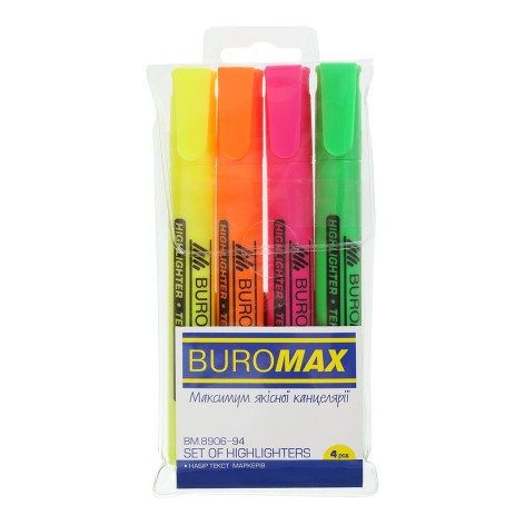 Набор из 4-х текст-маркеров, круглые