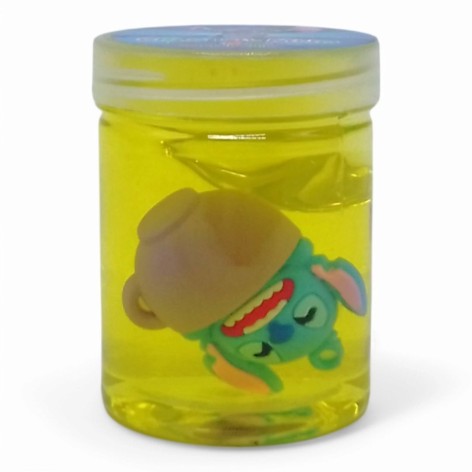 Слайм-лизун з фігуркою "Стіч" (жовтий)