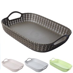 Корзина ажурна з ручками M 30*23*5.5см R85443-M 