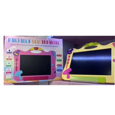 Планшет LCD для малювання, 11 дюймів, 34-27см, кольоровий, 3 кольори, бат(табл), кор-ці, 34-28-1,5см 