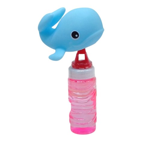 Мыльные пузыри с резиновой фигуркой - Кит