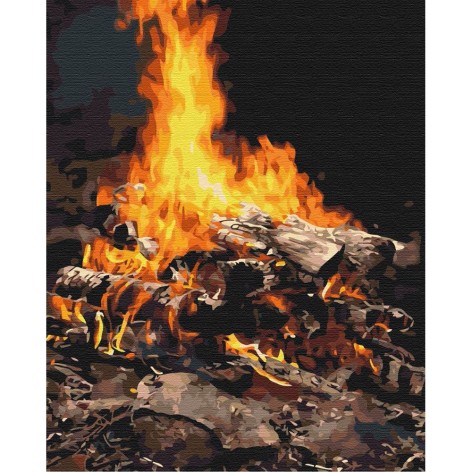 Картина за номерами: Багаття