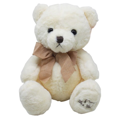 Ведмедик Персик білий
