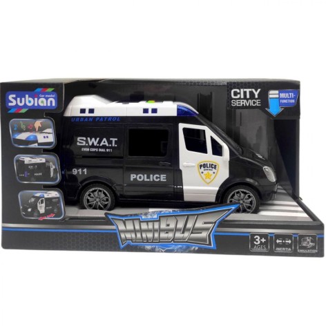 Іграшкова машина MIC "Поліція" інерційна озвучена світлова (S977-30)