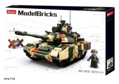 Конструктор M38-B0756 Model Bricks танк 758 деталей коробка 53*6,7*33