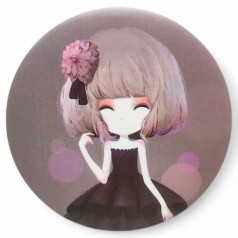 Люстерко двостороннє кругле "Лялька"