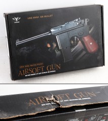 УЦЕНКА 20% Пістолет V10 металевий Vigor Mauser C96 /18/