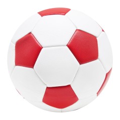 Мяч футбольный (бело-красный)